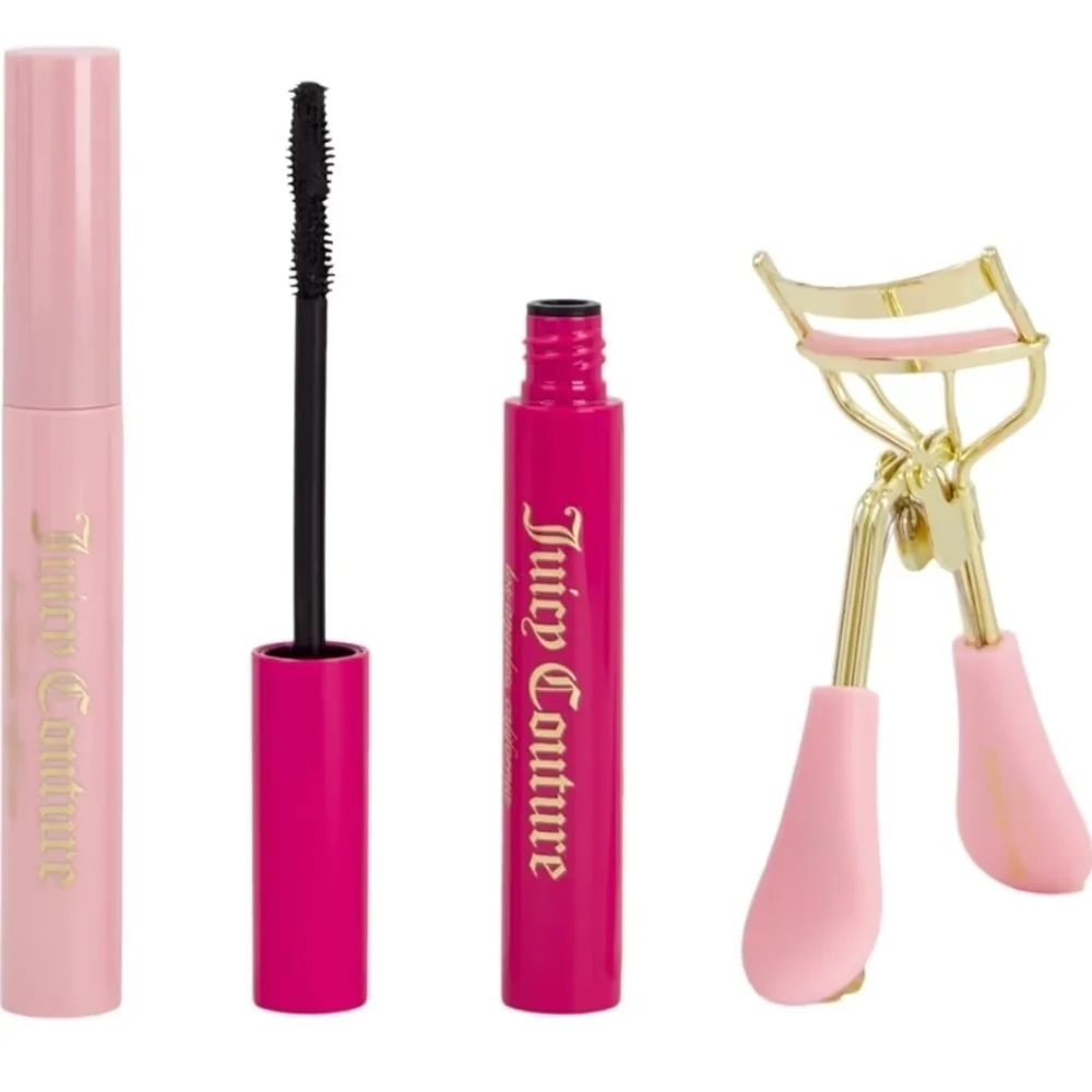🩷🔹️Juicy Couture Mascara Duo And Lash Curler Intense Volume Luscious Lashes
